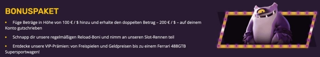 Bonus Paket Playamo Casino