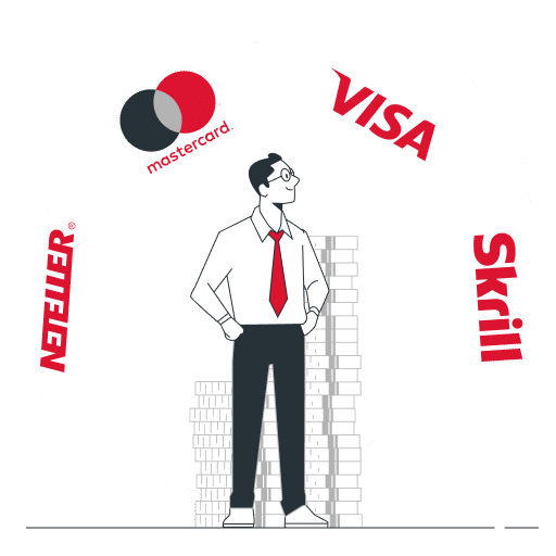 Kunden Prepaid-Kreditkarten E-Wallets - Echtgeld Gewinne