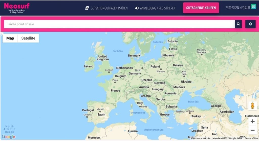 Neosurf Verkaufsstellen Schweiz
