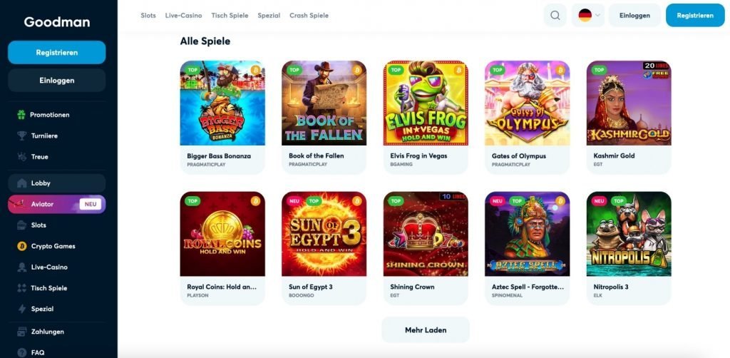 Goodman Casino Spielern Goodman Casino Spielern aus der Schweiz