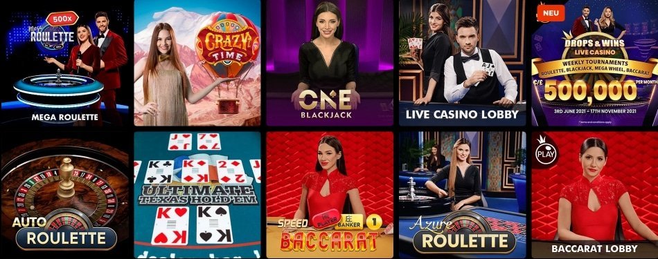 Livekasino mit echten Dealern